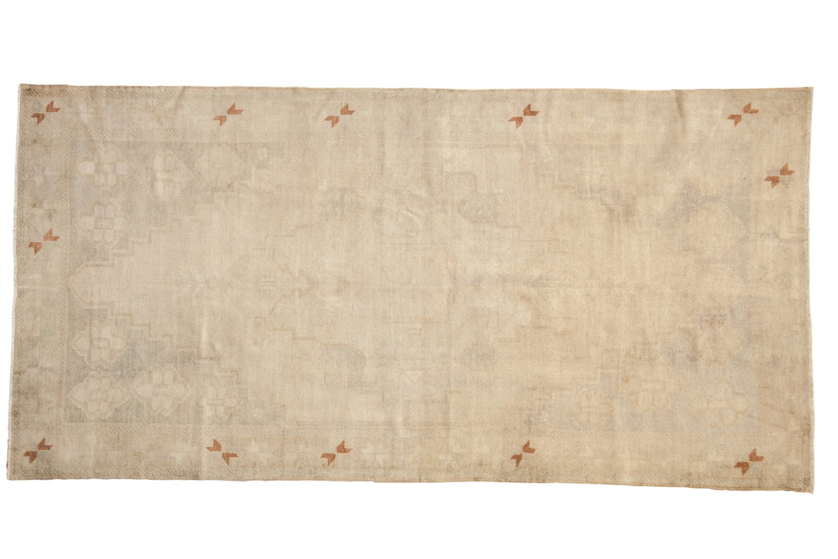 5x9.5 Vintage Distressed Oushak Carpet