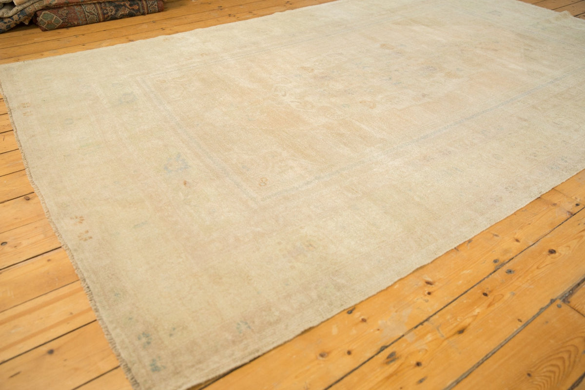 6x10 Vintage Distressed Oushak Carpet