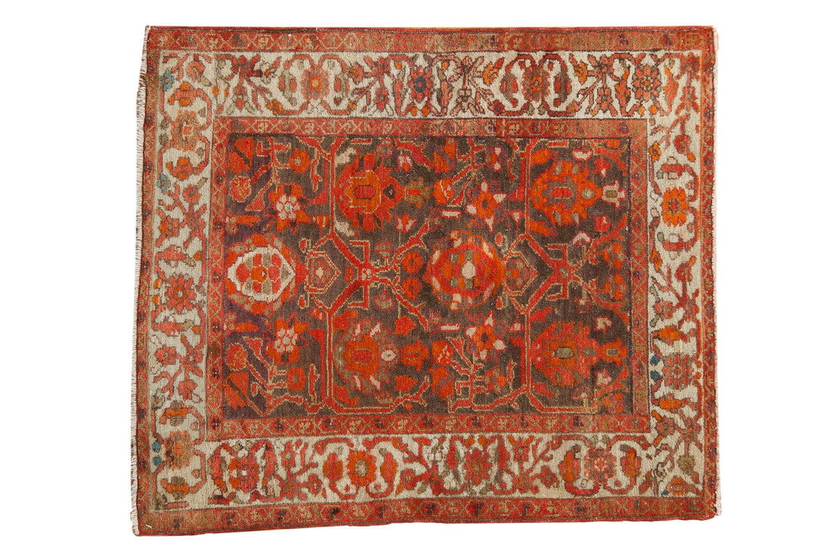 2.5x3 Antique Fragment Malayer Square Rug