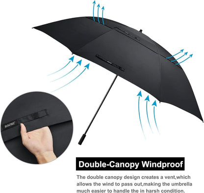 80 Inch Windproof Golf Umbrella For Family Outdoor Use