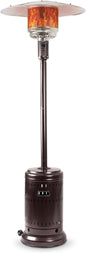 46,000 BTU Outdoor Patio Heater With Wheels Havana Bronze