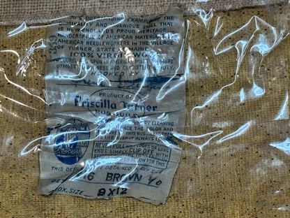 American Hand Hooked Rug 9x12, Vintage Aubusson Carpet, Wool