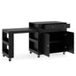 72" Kitchen Island with Extendable Dining Table & Power Outlet