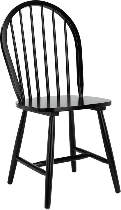 Home Camden 18 Inch Black Farmhouse Dining Chairs Set Of 2