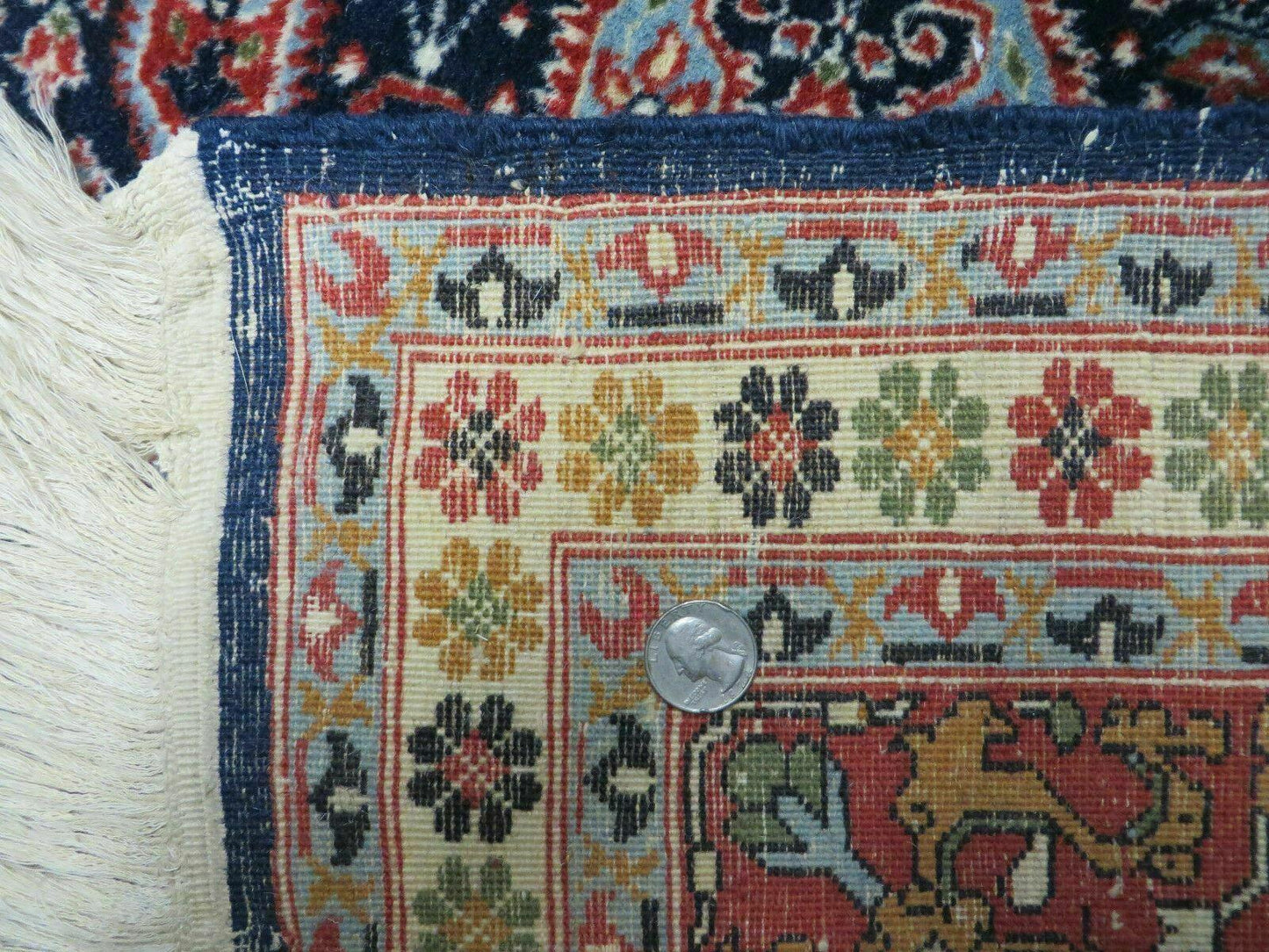 6' X 9' Vintage Fine Handmade India Paisley Rug Hand Knotted Carpet Organic Dye