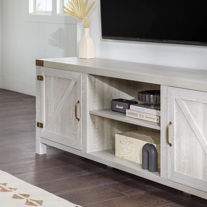 Georgetown Modern Farmhouse 70 Inch TV Stand Stone Grey