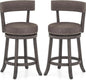 Swivel Bar Stools Set of Two for Kitchen