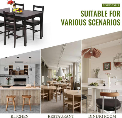 Brown Premium Luxurious Solid Wood Dining Table For Four