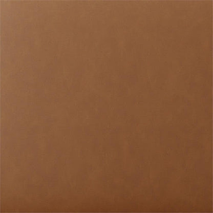 Eighteen Inch Caramel Brown Square Ottoman Footstool
