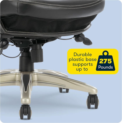 Ergonomic Office Chair Back In Motion Lumbar Support Black
