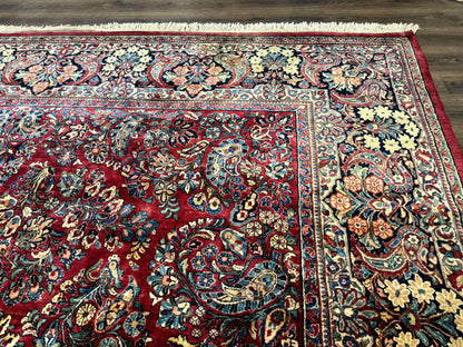 Palace Size Antique Persian Sarouk Rug 12x18