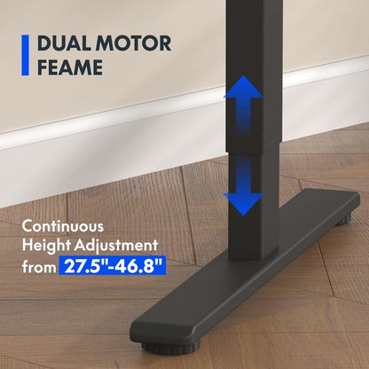79 Inch Dual Motor Standing Desk With Memory Controller