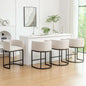 Modern Barrel Counter Height Bar Stools Set of Four