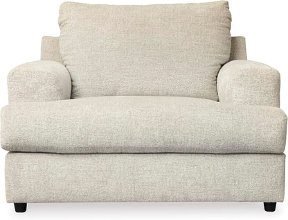 Soletren Contemporary Off White Chenille Upholstered Chair