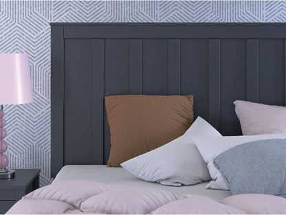 Stylish Navy Blue Full Panel Headboard for Bedrooms