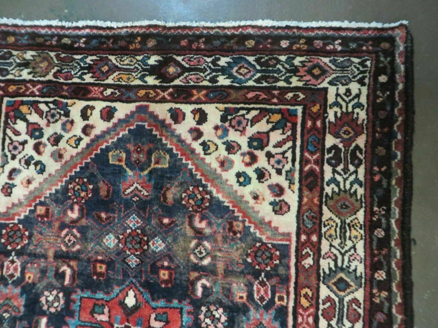 3' 6" X 10' 3" Antique Handmade Turkish Wool Runner Rug