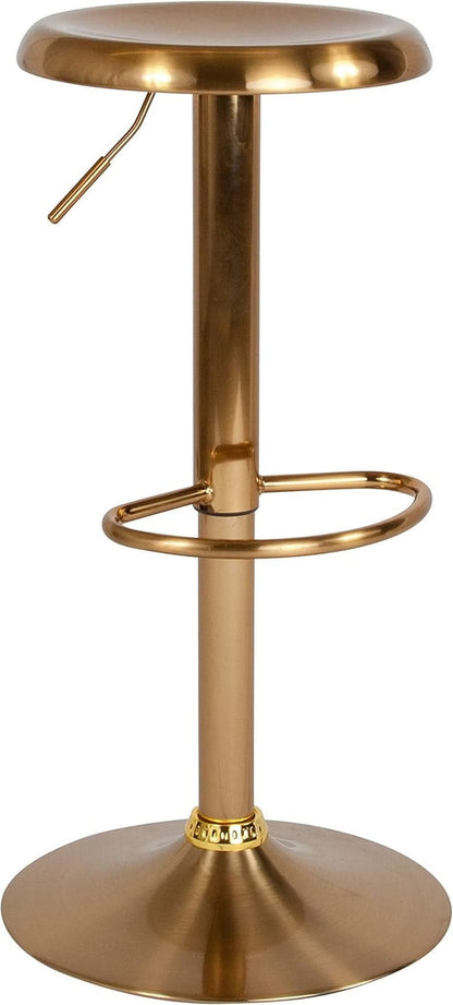 Adjustable Height Retro Metal Barstool for Stylish Seating