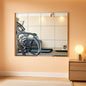 Frameless Wall Mounted Mirror Tiles 12X12 Inches Set Of 12