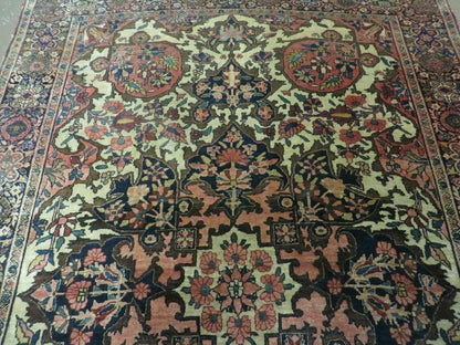 4' X 6' Antique Ultra Fine Handmade India Floral Oriental Wool Rug Carpet Nice