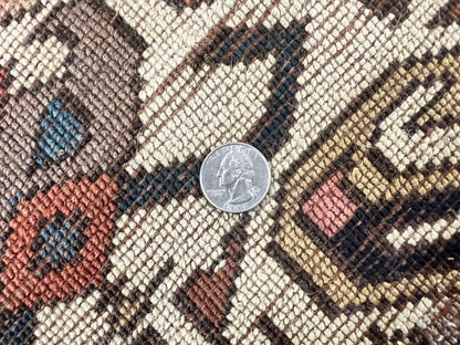 Antique Persian Tribal Runner Rug 4.6 x 9.8, Kurdish Runner, Rug for Hallway or Kitchen, 1920s Carpet, Wool Handmade Rug