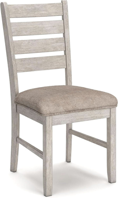 Seven Piece Weathered Whitewash Dining Set Collection