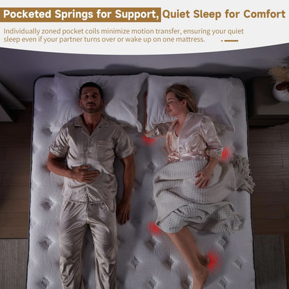 Highly Breathable Full Size Memory Foam Mattress 12Inches