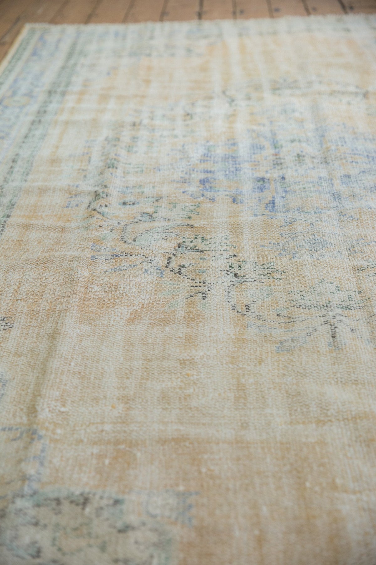 6x9.5 Vintage Distressed Oushak Carpet