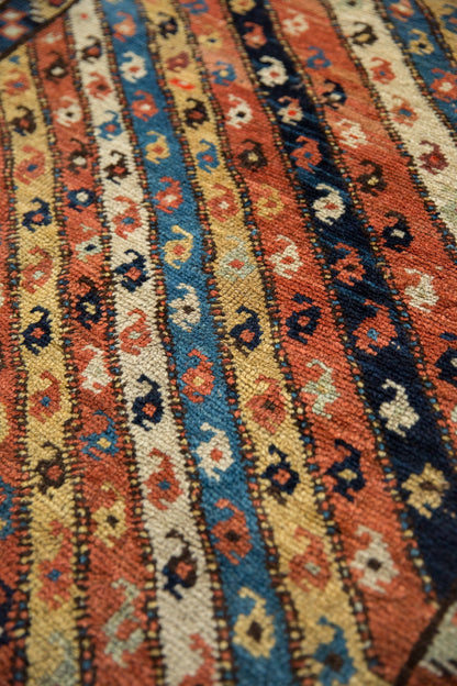3.5x8.5 Antique Kurdish Rug Runner