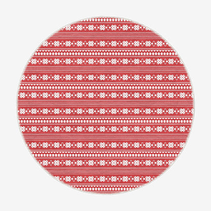 Lavender Christmas Rug