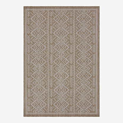 Brisk Beige Machine Woven Rug