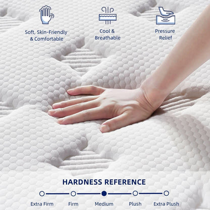 12 Inch Hybrid Memory Foam Pocket Spring Support Mattress