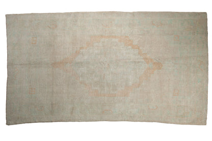 5x9.5 Vintage Distressed Oushak Carpet