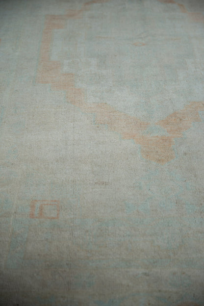 5x9.5 Vintage Distressed Oushak Carpet