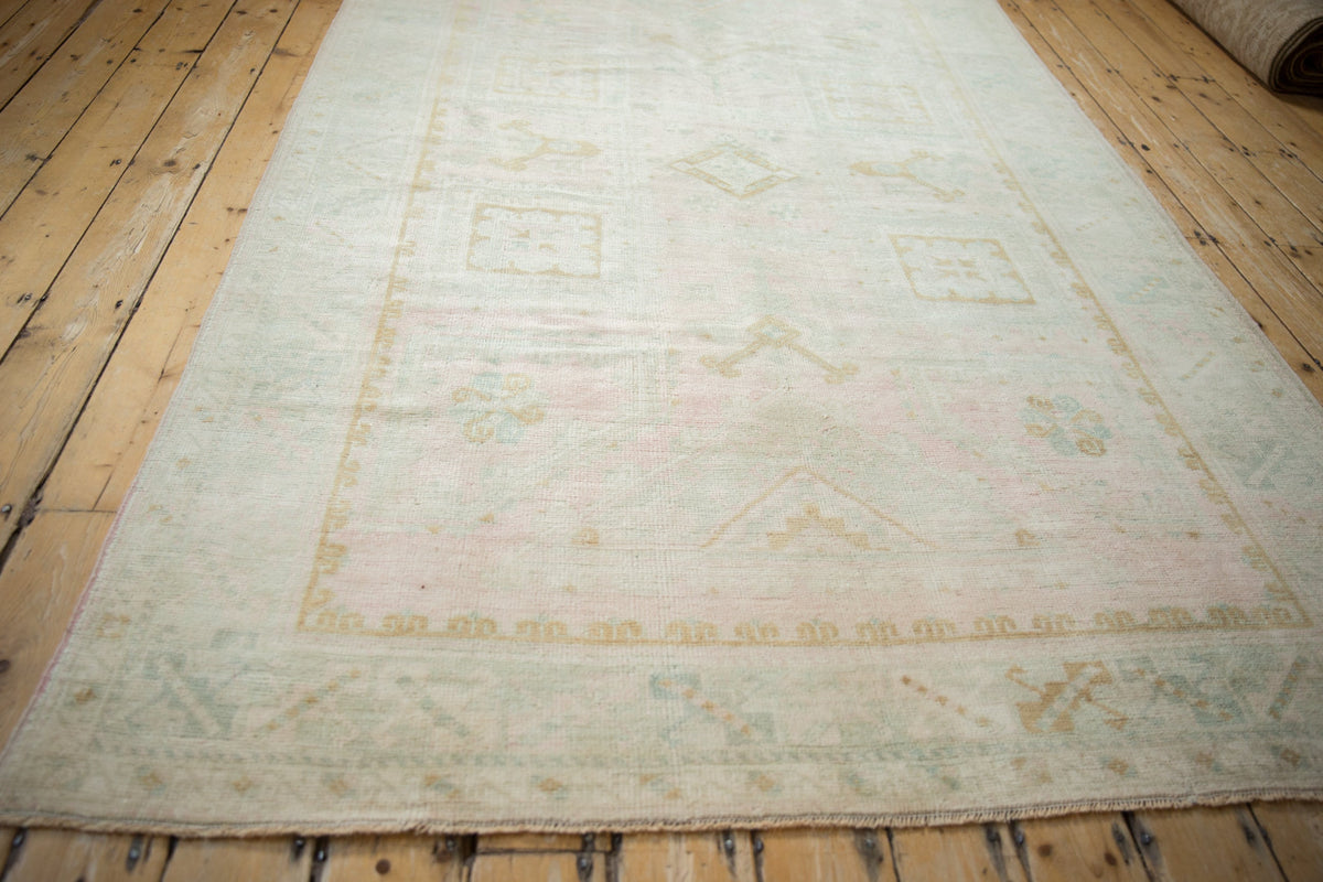 6x9 Vintage Distressed Oushak Carpet
