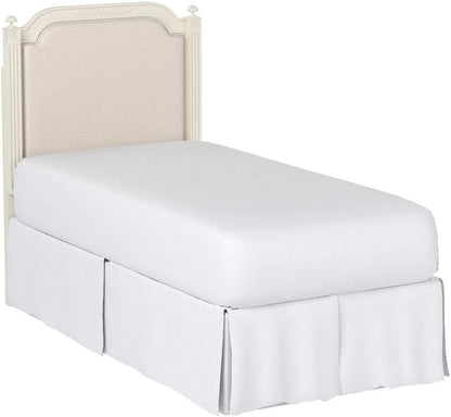 Tufted Linen Rustic Beige Headboard for Twin Beds