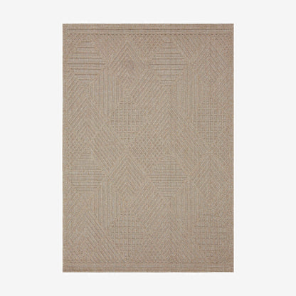 Fava Beige Machine Woven Rug