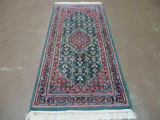 5' X 7' Vintage Handmade Indian Jaipur Wool Rug Carpet Traditional Oriental Area Rug Home Décor