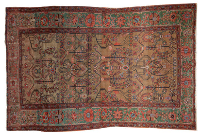 4x6.5 Antique Farahan Sarouk Rug