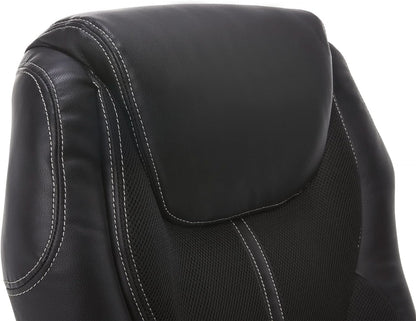 Amplify Executive Office Chair Black With Lumbar Support