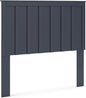 Stylish Navy Blue Full Panel Headboard for Bedrooms