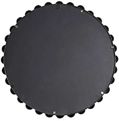 Round Wall Mirror With Gold Metal Frame 27 Inch Entryway