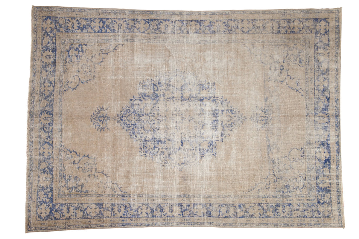 7.5x10 Vintage Distressed Oushak Carpet