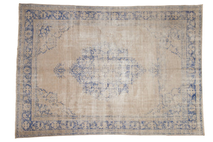 7.5x10 Vintage Distressed Oushak Carpet