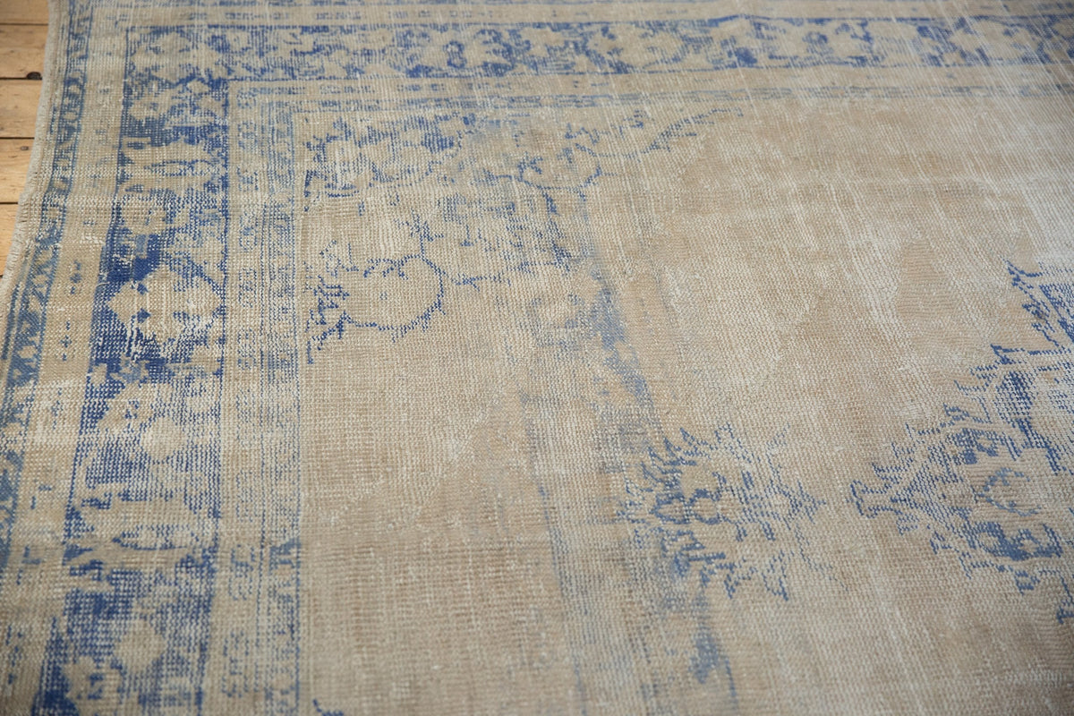 7.5x10 Vintage Distressed Oushak Carpet