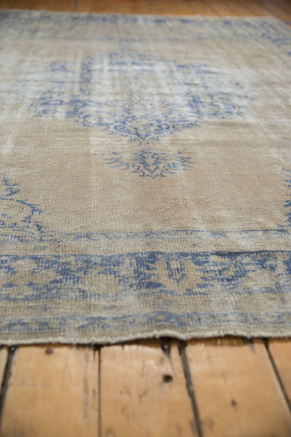 7.5x10 Vintage Distressed Oushak Carpet
