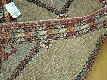 2'4" X 11' Antique Handmade Turkish Wool Rug Runner Carpet Camel Hair Nice