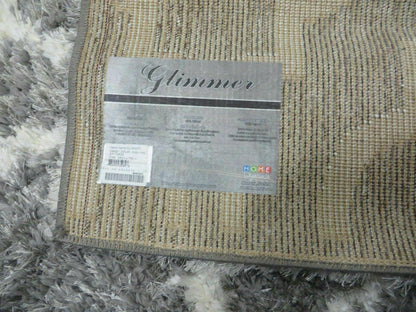 5' X 7' Modern Contemporary Israel Made Glimmer 205-45 Shag Rug Acrylic Bohemian Boho Home Décor