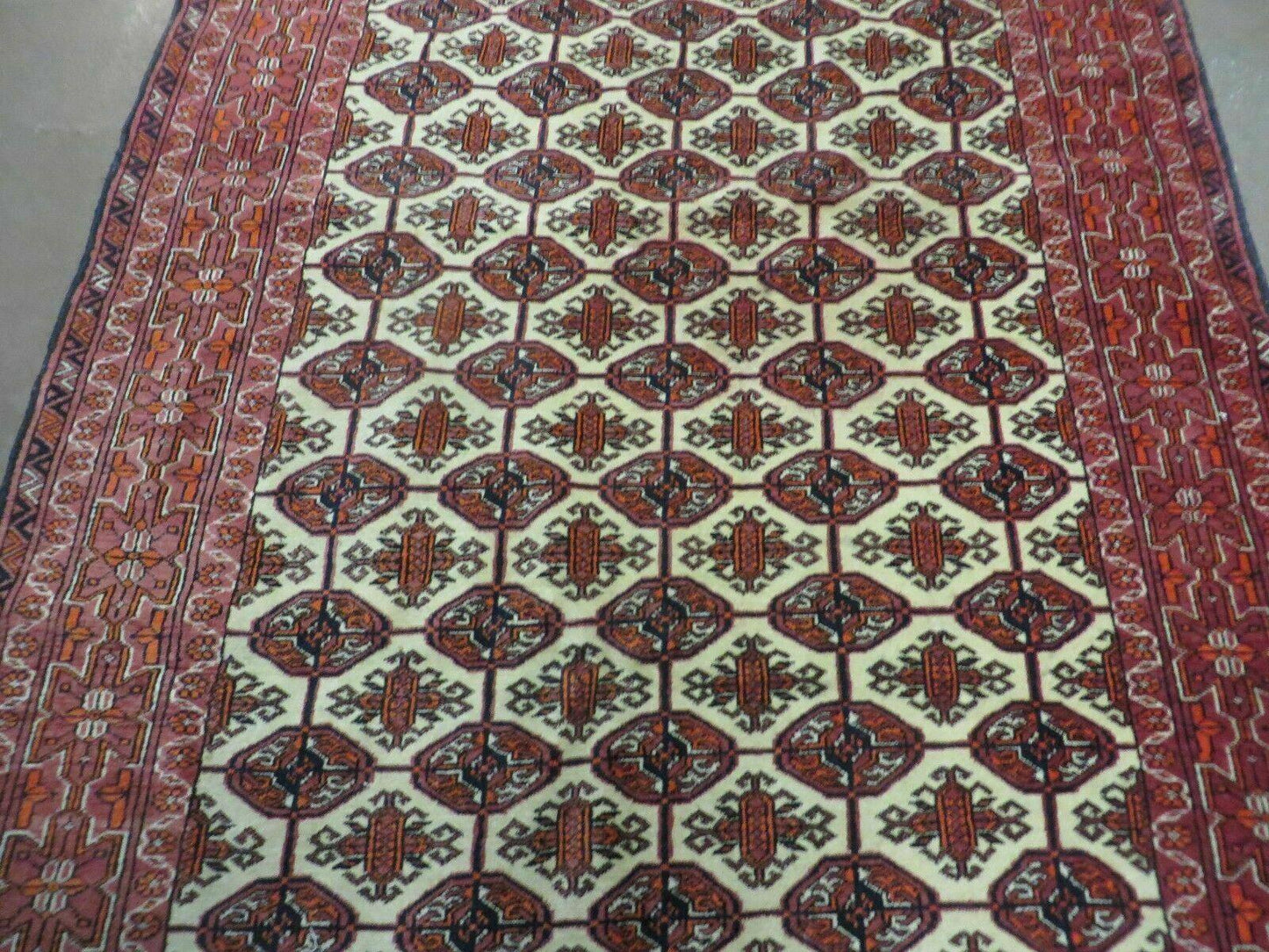 4' X 6' Handmade Finely Knotted Pakistan Turkoman Bokhara Wool Rug Nice