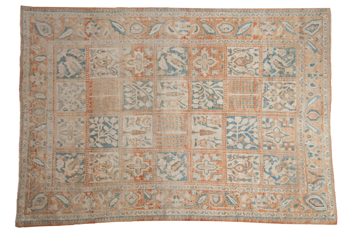 6.5x9.5 Vintage Distressed Bakhtiari Carpet