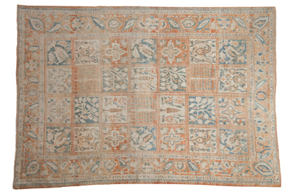6.5x9.5 Vintage Distressed Bakhtiari Carpet